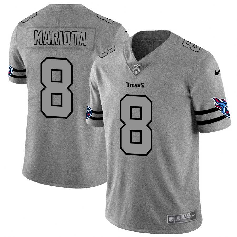 Nike Titans 8 Marcus Mariota 2019 Gray Gridiron Gray Vapor Untouchable Limited Jersey Dyin,We sell and wholesale Nike Titans 8 Marcus Mariota 2019 Gray Gridiron Gray Vapor Untouchable Limited Jersey Dyin on line form chian!